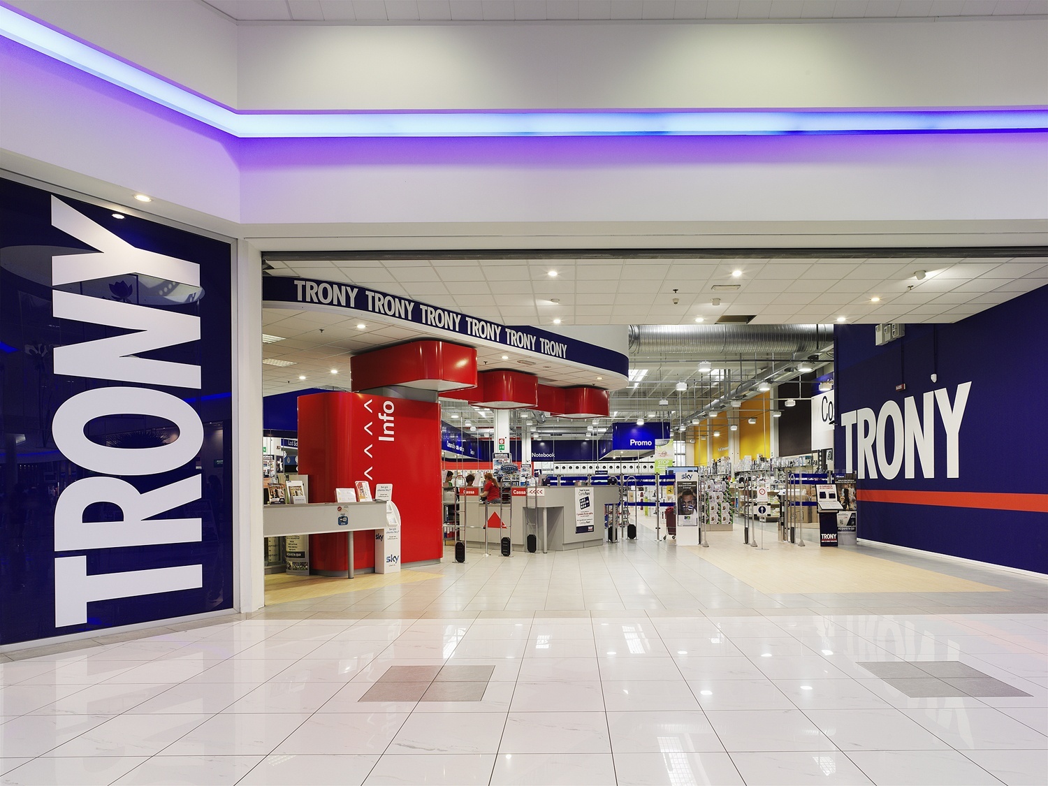 Extérieur du magasin Trony