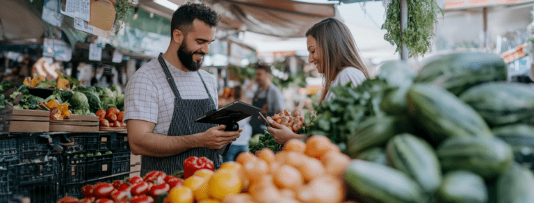 5 façons dont les points de vente mobiles augmentent les ventes des vendeurs sur les marchés agricoles (+ solutions matérielles)