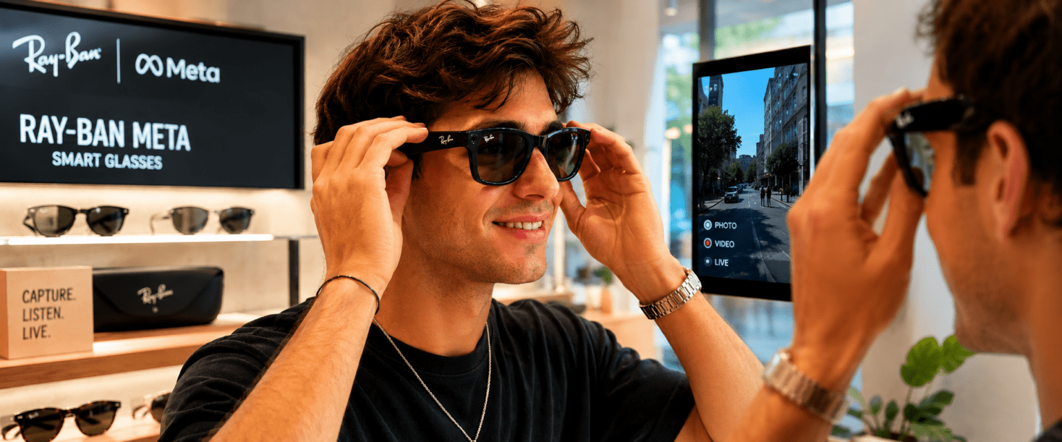 Essayer des lunettes Meta Ray-Ban