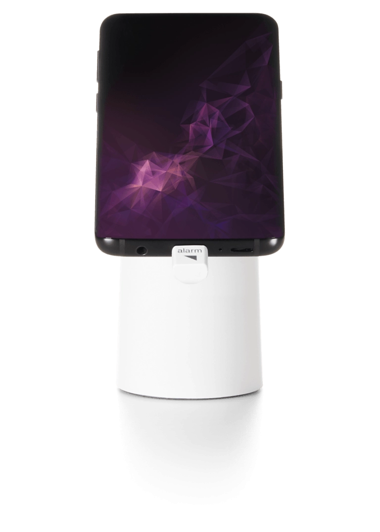 OnePOD One65 avec un Galaxy S9