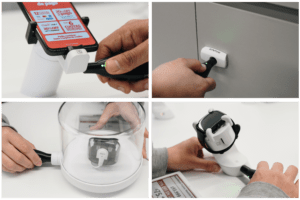 OneKEY Écosystème pour la sécurité du commerce de détail fourni par InVue et installé dans le magasin Claro.