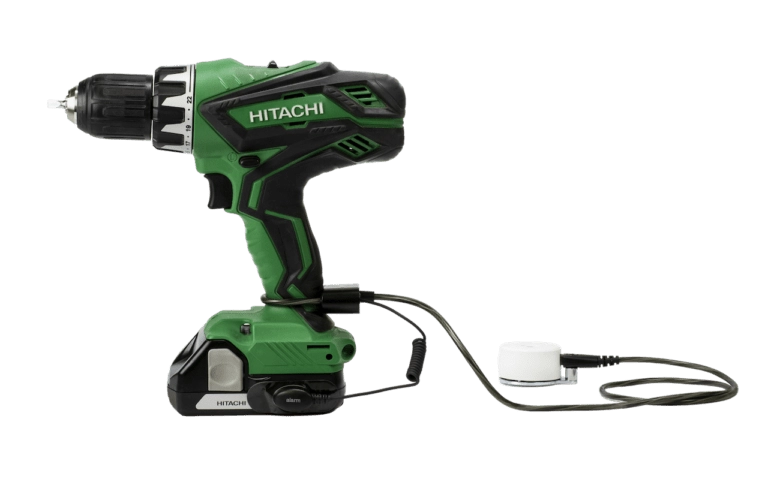 Zips sécuriser une perceuse Hitachi verte