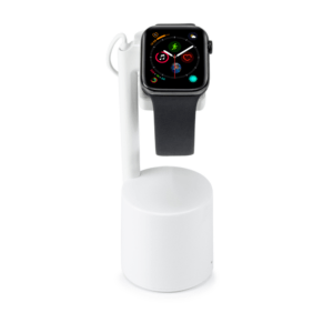 Smartwatch sur écran de sécurité blanc