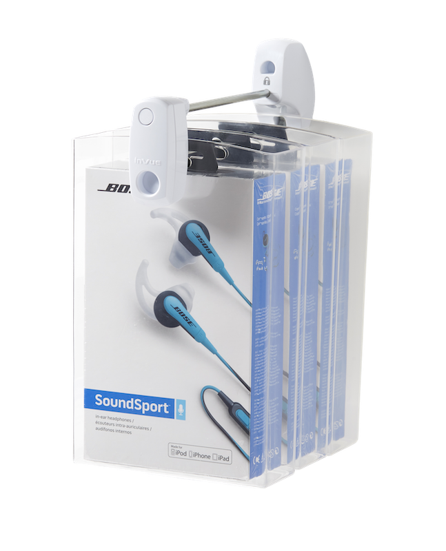 Sécurité des présentoirs de marchandises - Sécurité complète pour les écouteurs et les oreillettes