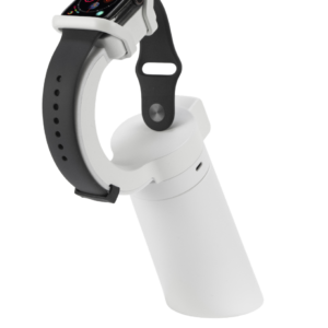 Smartwatch sur présentoir blanc