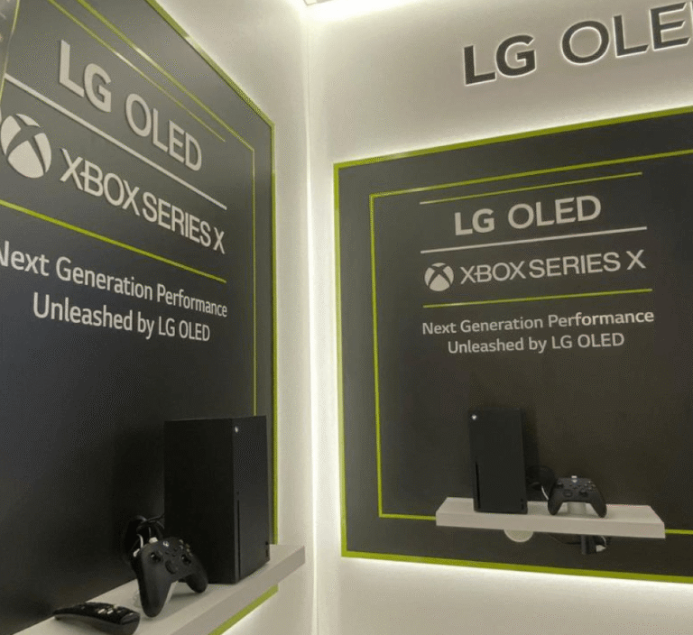 Solution d'affichage LG OLED pour XBox