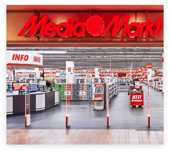 Façade du magasin MediaMarkt