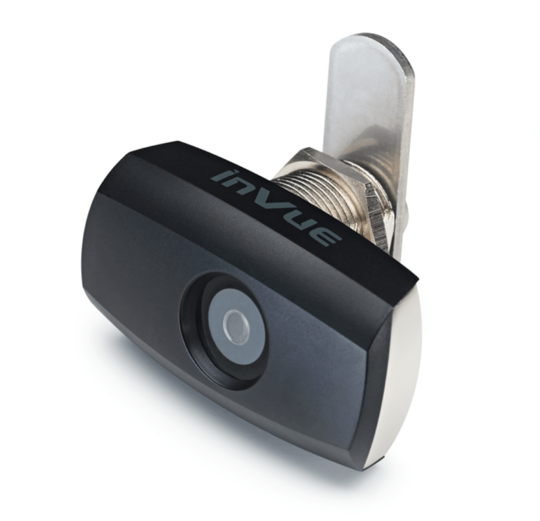 Cam Lock en noir avec quincaillerie apparente