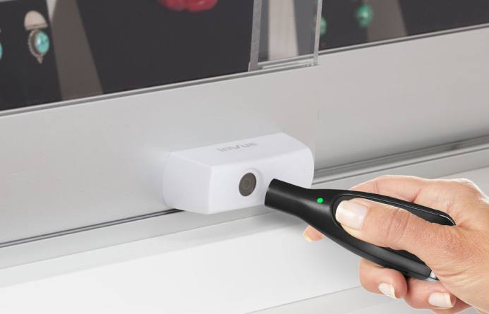 Smart Plunger Lock blanc déverrouillé avec OneKEY