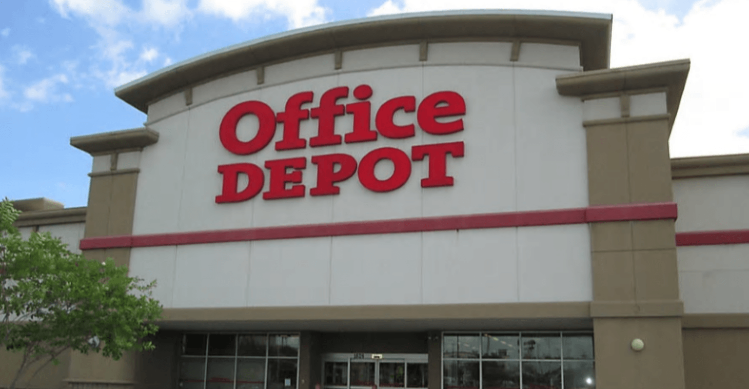 Extérieur du magasin Office Depot