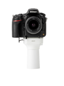 Appareil photo sur écran blanc sécurisé