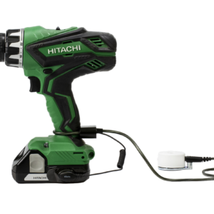 Zips sécuriser une perceuse Hitachi verte