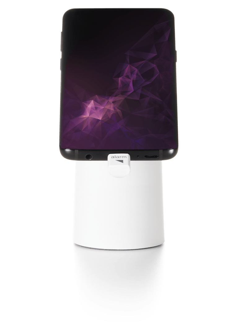 OnePOD One65 avec un Galaxy S9