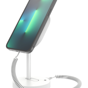 MagStand blanc pour ordinateur de poche avec téléphone