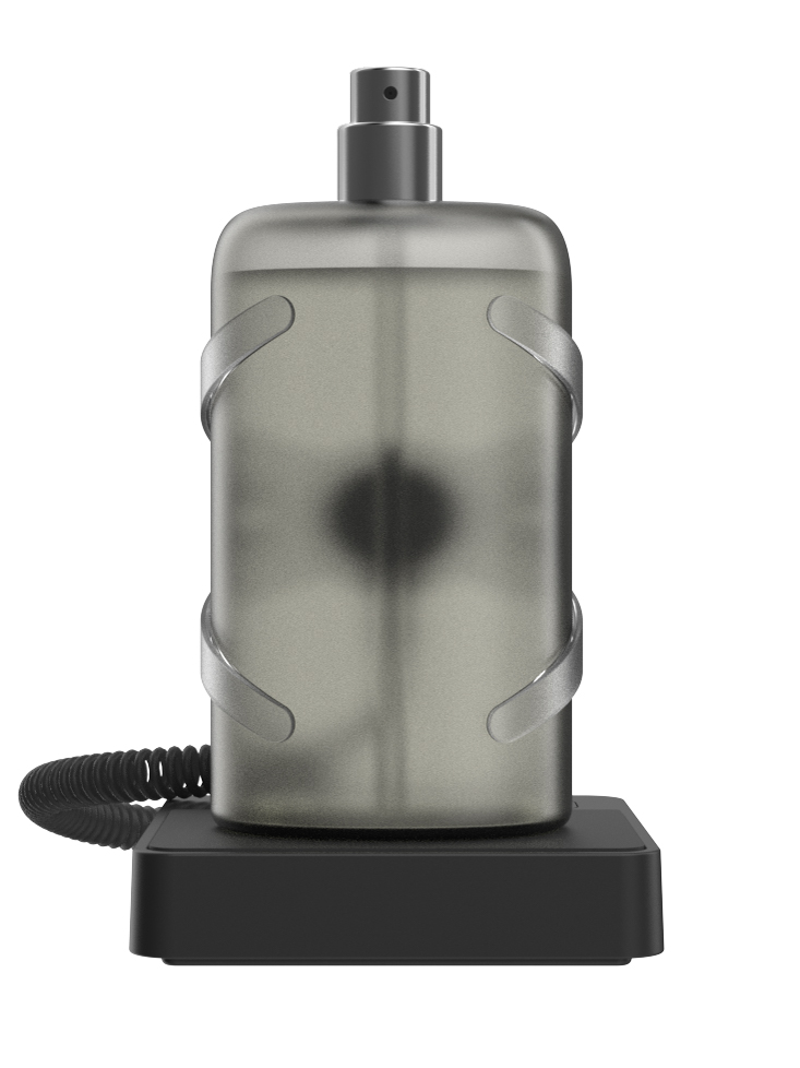 InVue Podium Fragrance solution vue de face en noir