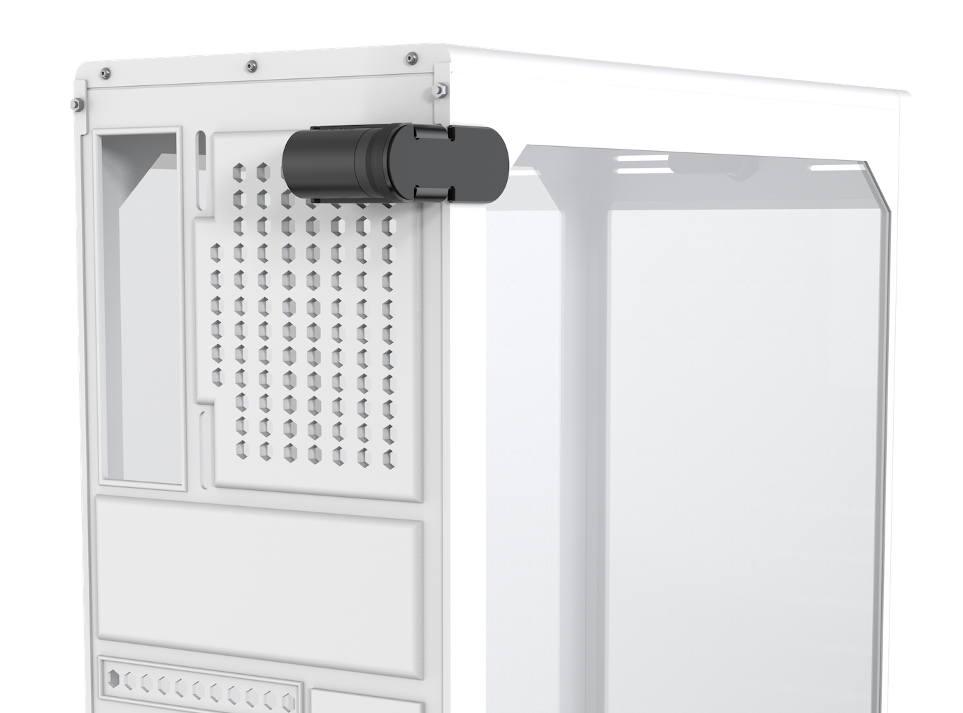 Verrou de bureau monté sur une tour de bureau